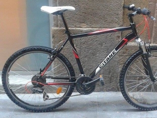 bicicleta negra